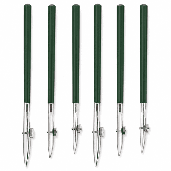 ABCISI Art Masking Fluid Pen Set, Adjustable Ruling Pens with Cross-Hinged Metal Nibs for Straight Lines, Technical Drawing, Calligraphy and Drafting, 6 Pcs