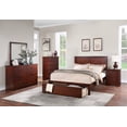 thumbnail image 1 of 6pc Bedroom Set Classic Chic Est King Size Bed w underbed Drawer Dresser Mirror Nightstands Chest Light Tan Finish Hue Furniture, 1 of 9