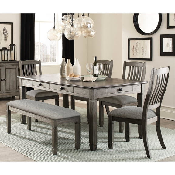 6pc Dining Set with High Weight Capacity / Ideal for Daily Dining