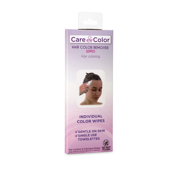 6pc Dye Remover Towelette Packets