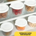 thumbnail image 1 of 6pc Food Storage Containers for Fridge, Portable Fruit Storage Box, 12oz Capacity Durable Plastic Lunch Box with Airtight Seal, Fresh-Keeping Stackable Organizer, Dishwasher Safe for Work Picnic, 1 of 4