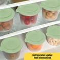 thumbnail image 1 of 6pc Food Storage Containers for Fridge, Portable Fruit Storage Box, 12oz Capacity Durable Plastic Lunch Box with Airtight Seal, Fresh-Keeping Stackable Organizer, Dishwasher Safe for Work Picnic, 1 of 4