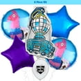 thumbnail image 1 of 6pc Fort Game Battle Bus Balloon Kit - Kids Video Game Birthday Party Decoration Supplies, 1 of 6