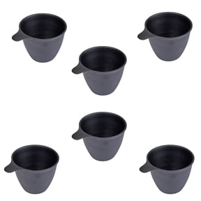 6pc Matte Black Metal 1 Cup Measuring Cups - for Decor and Crafting - Factory Direct Craft