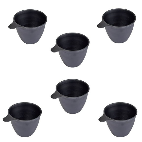 6pc Matte Black Metal 1 Cup Measuring Cups - for Decor and Crafting - Factory Direct Craft