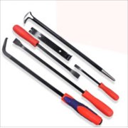 6pc Mechanics Pry Bar Tool Set Heel Flat Curved