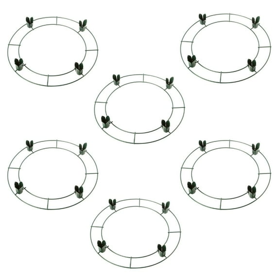 6pc Metal Advent Wreath Frames - Holiday DIYs/Decor - Factory Direct Craft