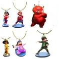 thumbnail image 1 of 6pc Ornament Set Mei Dancing & Sassy Abby Miriam Priya Sassy Panda PVC Figure 3”, 1 of 1