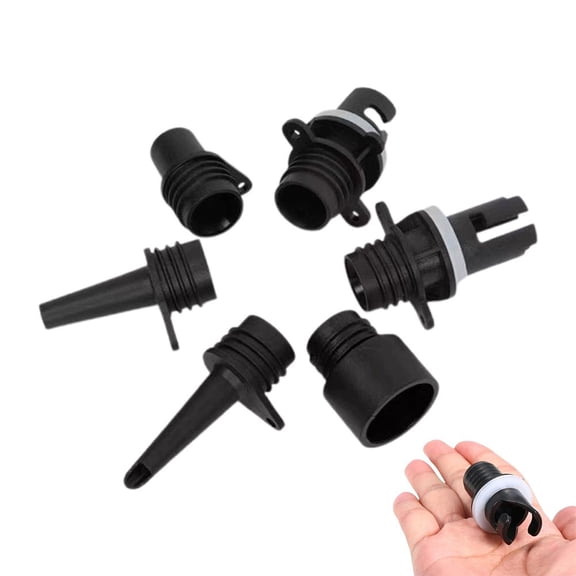 6pc Paddle Board Inflatable Pump Adapter Kits,Boat Standard Compressor Valve Converter & Nozzle Set Accessories,Inflatable Kayak Pump Adapter,for Stand Up Paddleboard Dinghy Pontoon Kayaking