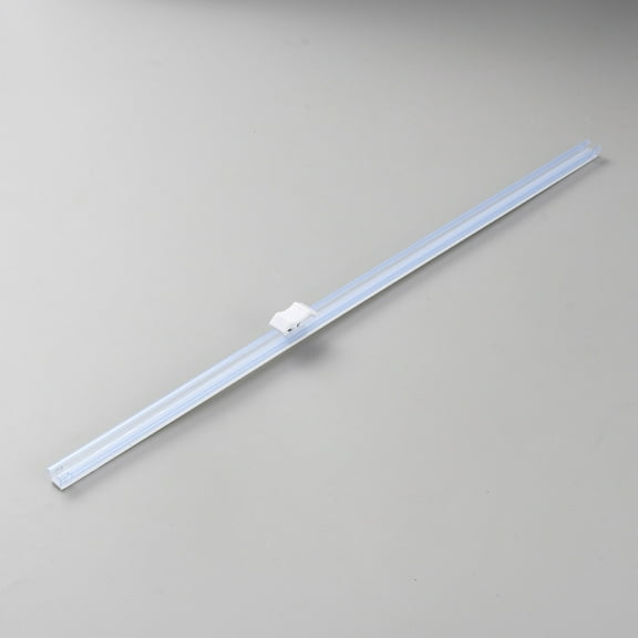 6pc Plastic Reusable Cling Film Slide Cutter for Food Wrap Aluminum Foil and Wax Paper Film Dispenser White 330x15x10mm