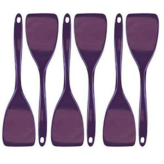 6pc Set of 100% Organic Melamine Kitchen Spatulas