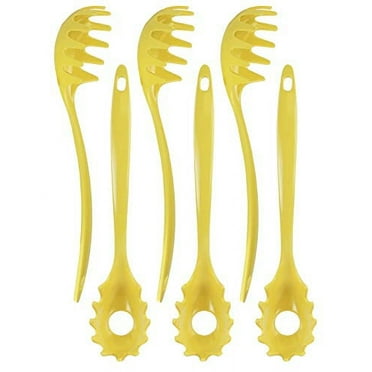6pc Set of 100% Organic Melamine Spaghetti Forks