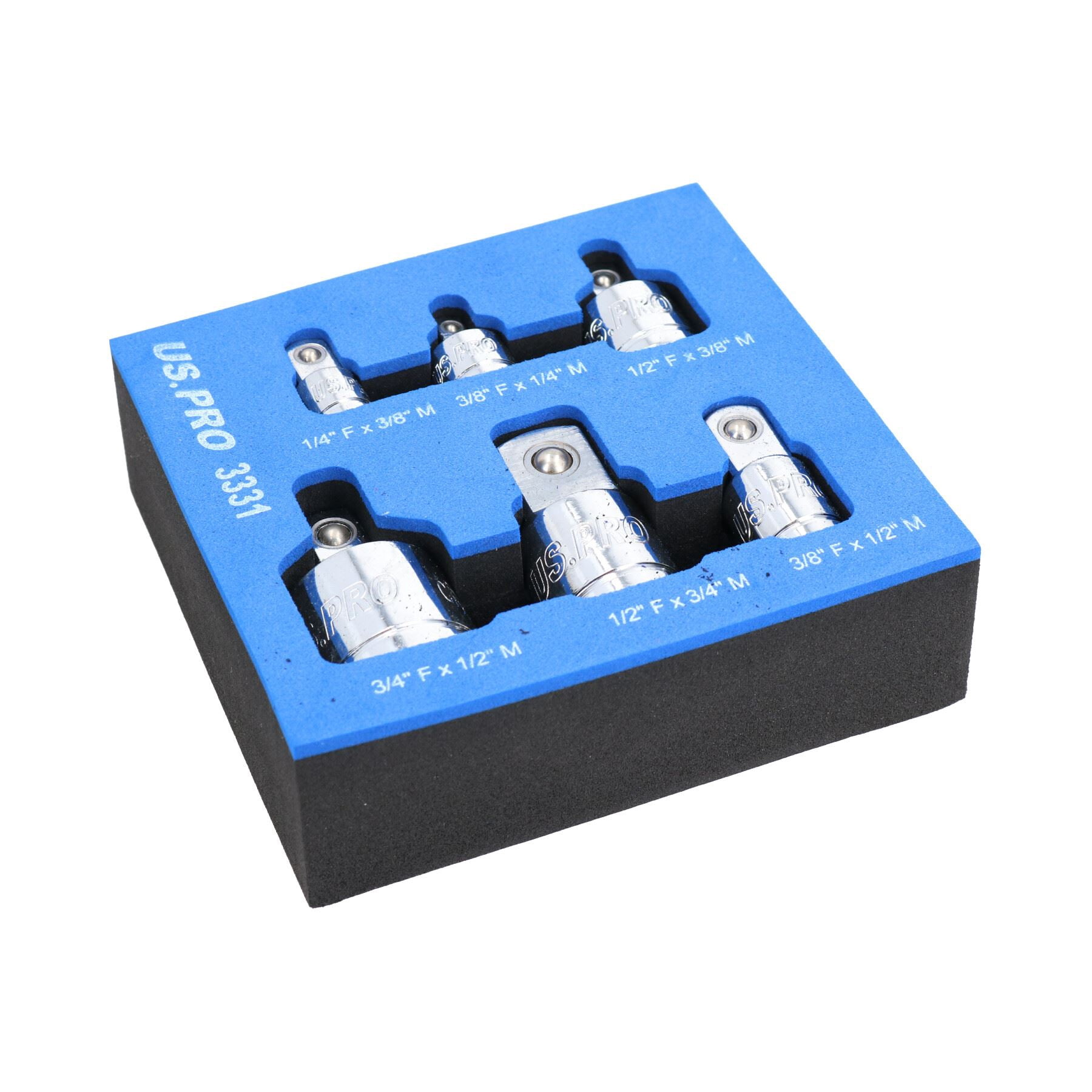 6pc Socket Reducer Adapter Adaptor Step Up Step Down Socket Converter ...