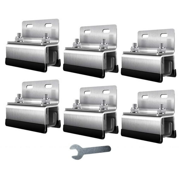 6pc Van Roof Rack Mount Kits Stainless Steel RVs Photovoltaic Roof Rack Brackets For PROMASTER, For Boxer, For DUCATO,For JUMPER