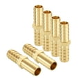 thumbnail image 1 of 6pcs 1/2" To 1/2" Brass Hose Barb Fitting Metals Splicer Mender for 3D Printing, Air Compressor, CNC Machine, Dies, 1 of 6