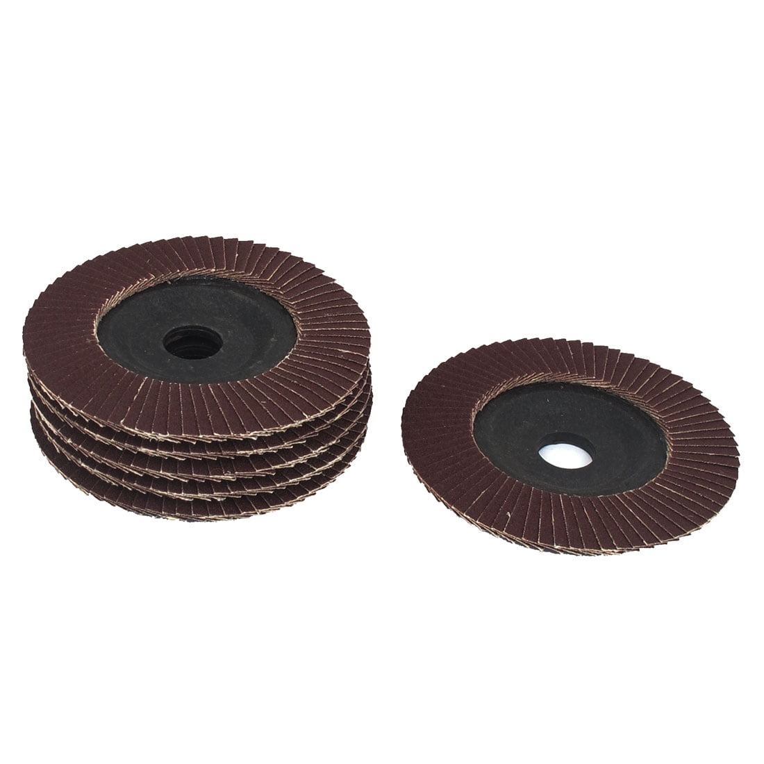 6pcs 100mm 4" Dia 18mm Bore 180 Grit Flap Sanding Discs Polishing