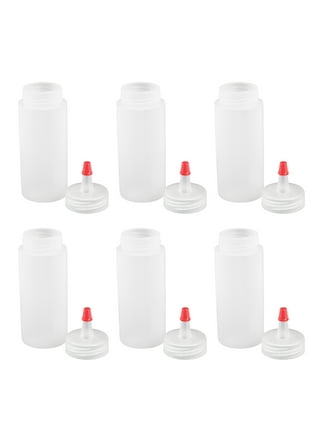 6 Sets of Precision Needle Tip Squeeze Bottles Glue Applicator