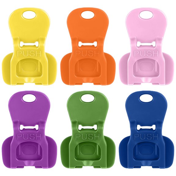 6pcs/12pcs Can Openers Nonslip Grip Dishwasher Safe Plastic Bottle Caps Remover