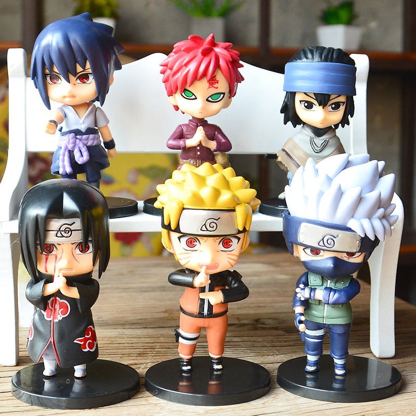 6pcs/12pcs Set Anime Naruto Shippuden Hinata Sasuke Itachi Kakashi Gaara  anime figure Q Version PVC Figures Toys Dolls Kid Gift - Walmart.com