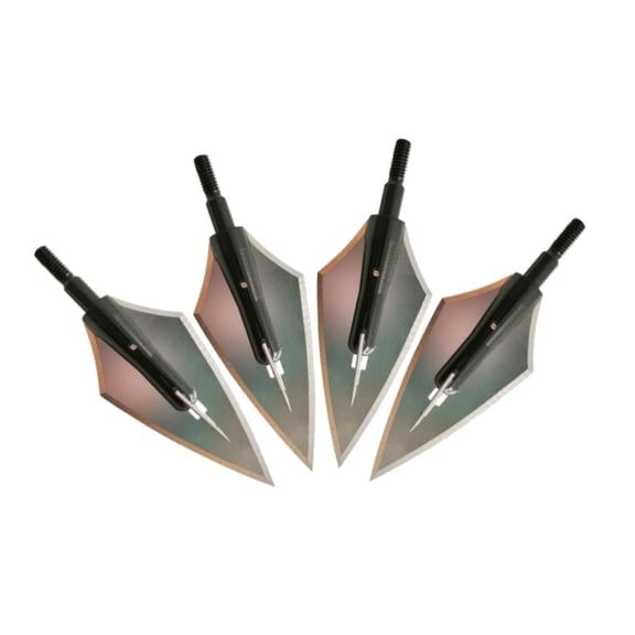 6pcs 160 Grain Aluminum Broadhead No-Hole Hunting Arrow Tips – Black