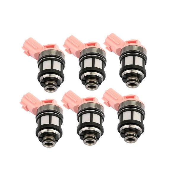 6pcs 16600-1b000 Fuel Injector compatible Quest Frontier 3.0l Qx4 3.3l 16600-9s200
