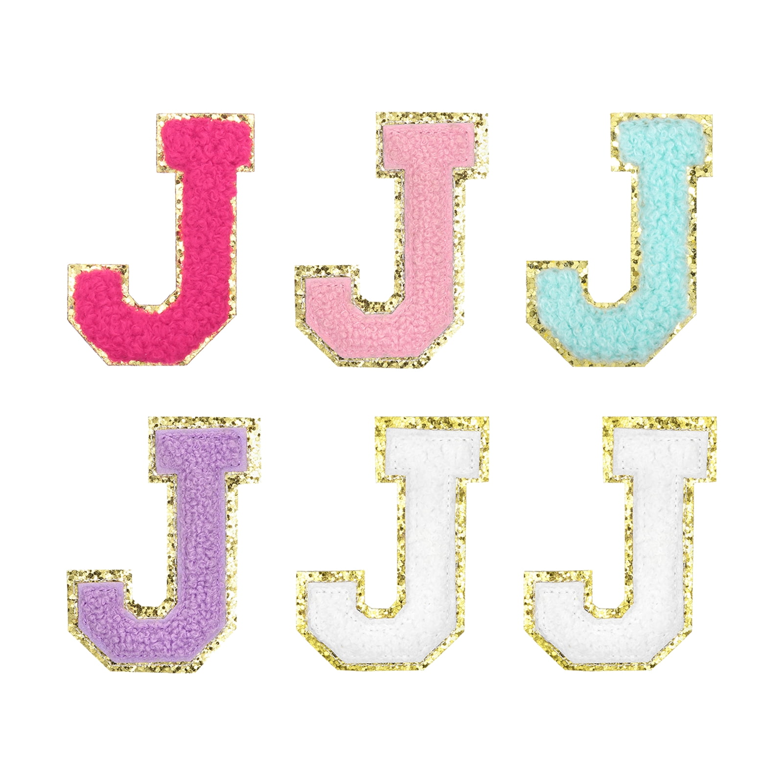 Red J Patch 6pcs 2