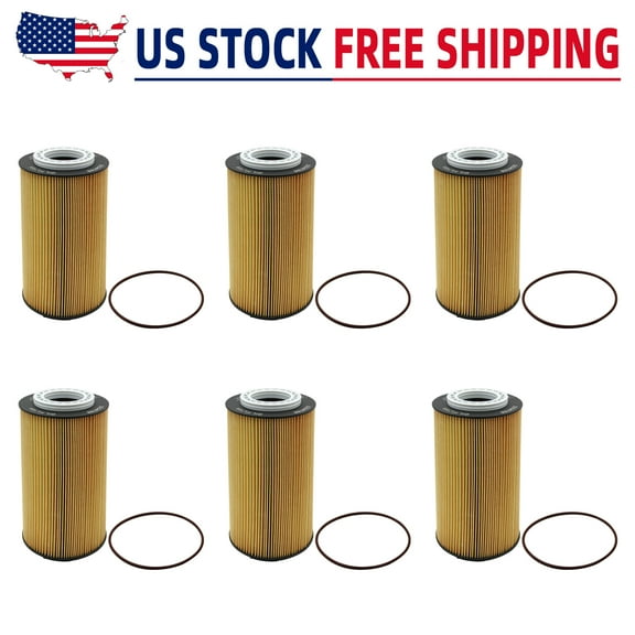 6pcs 2234788 Oil Filter, for Euro 6 MX-13 Diesel Engine, Replaces LF16368, 2151728PE, 2047411PE, 2151728, 2047411, WL10341, LP7183