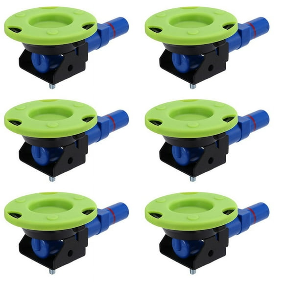 6pcs 3 Inch Concave Vacuum Cup 75mm Heavy Duty Hand Pump Suction Cup with M6 Threaded Stud