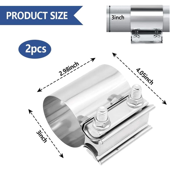 6pcs 3 Inch PVC Pipe Straps, 2 Holes Plastic Conduit Strap for PVC Pipes, Conduit and Cables, UL Listed