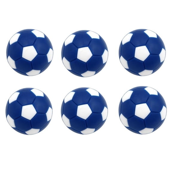 6pcs 32mm Table Soccer Football Foosball Balls Fussball Replacement Blue