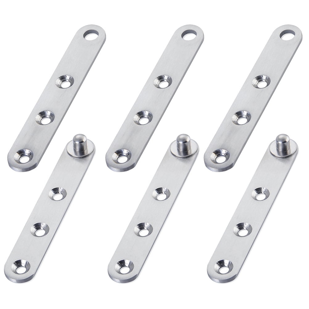 6pcs 360 Degree Door Pivot Hinge Stainless Steel Rotating Door Hinge ...