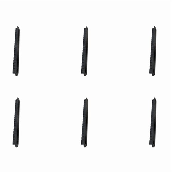 6pcs 400mm/15.75Inch Plastic Surfboard Fin Box Replacement Plug Fin Box Longboard Single Fin Surfboard SUP Fin Box,6 x Surfboard Fin Box,black