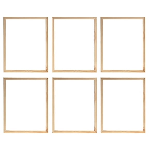 6pcs 40X50 cm Wooden Frame DIY Picture Frames Art Suitable Decor Painting Digital Paintings