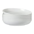 thumbnail image 1 of 6pcs 40oz 9in - White Bone China Dinner, Pasta Bowls, Large Salad Bowls, Wide Shallow Bowls Plates, For Family and Individual Daily Use, 1 of 8