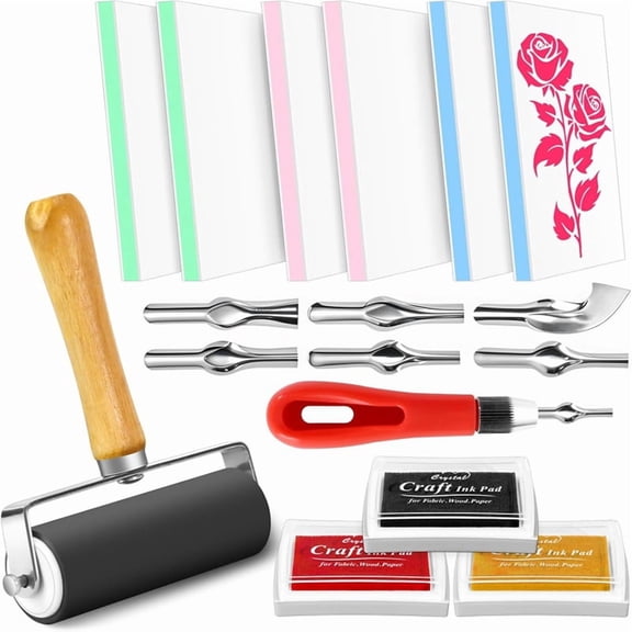 1 set * stamp making kit-As Shown