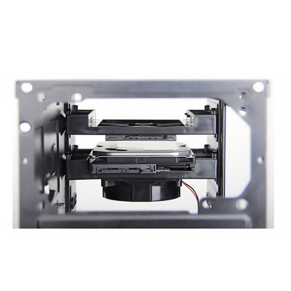 6pcs 5.25 Optical Drive Position 2.5 Inch to 3.5 Inch SSD 8CM Fan HDD ...