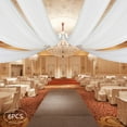 thumbnail image 1 of 6pcs 5x20ft/30ft Ceiling Drapes Sheer Voile Chiffon Drapery Draping Wedding Ceremony Ceiling Drape, 1 of 17