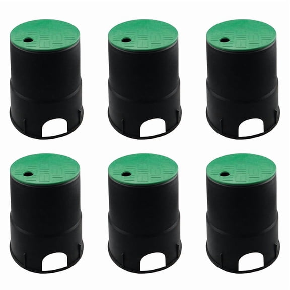 6pcs 6In Garden Lawn Underground Valve Box Cap Sprinkler Watering Valve Cover Lid