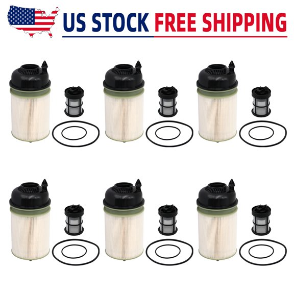6pcs A4720921705 Fuel Filter Kit, for DD13, DD15 and DD16 Engines, Replaces FK13850NN, FK13834, A4700903151, A4720900451, A4720900551, A4720900651, 4720900451, PF9908