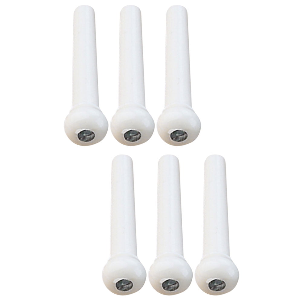 6pcs Acoustic Guitar Pegs Bridge Pins Bridge Pegs Acoustic Guitar Replacement Accessories