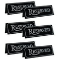 thumbnail image 1 of 6pcs Acrylic Table Card Sign Hotel Restaurant Reserved Table Signs Reminder Sign For Wedding Birthday Party, 1 of 6