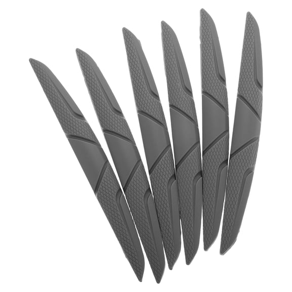 6pcs Adhesive Bumper Guard Strip Anti-Collision Patch Car Bumper Guard Strip Front and Rear Bumper Protector for Car Trunk