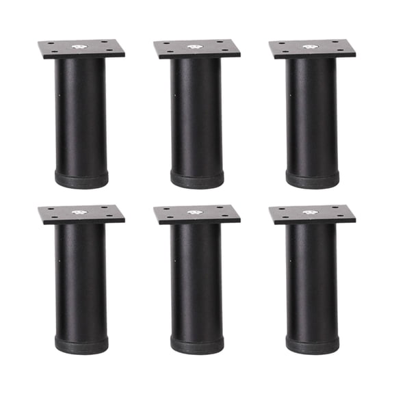 6pcs Adjustable Bed Risers With Antislip Base Load-Bearing Replacement Leg Furniture Leg Extenders for Beds And Tables