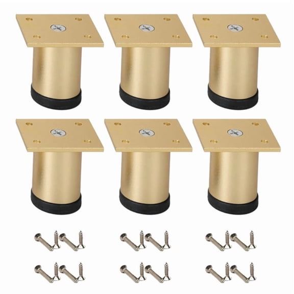 6pcs Adjustable Bed Risers With Antislip Base Load-Bearing Replacement Leg Furniture Leg Extenders for Beds And Tables