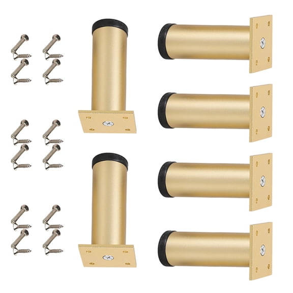 6pcs Adjustable Bed Risers With Antislip Base Load-Bearing Replacement Leg Furniture Leg Extenders for Beds And Tables