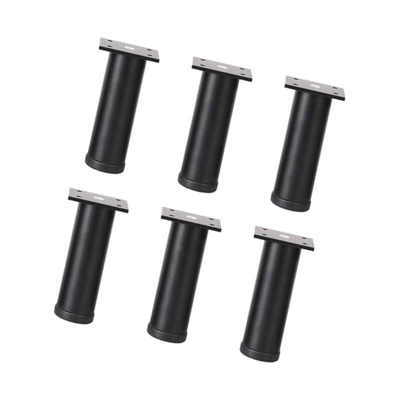 6pcs Adjustable Bed Risers With Antislip Base Load-Bearing Replacement Leg