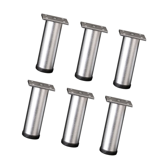 6pcs Adjustable Bed Risers With Antislip Base Load-Bearing Replacement Leg