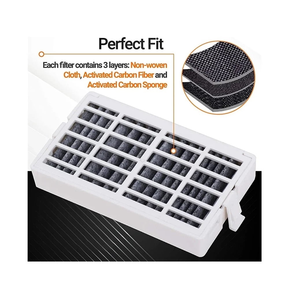 6pcs Air Fresh Filter For Whirlpool W10311524 AIR1 W10315189 W10335147 Refrigerator Deodorization Activated Carbon Filter Parts