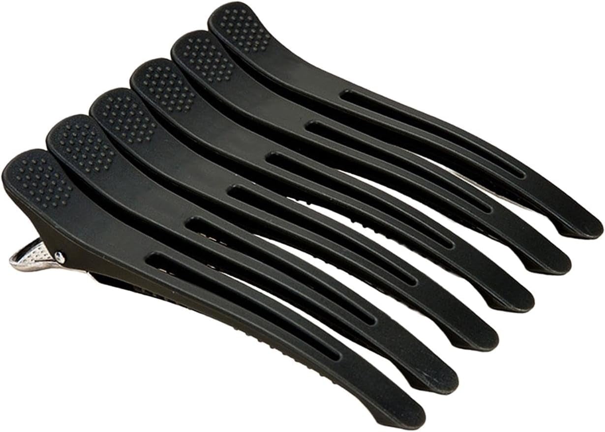 6pcs Alligator Hair Barrettes, Hair Sectioning Clip, Professional