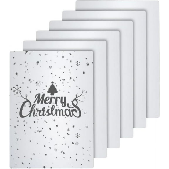 6pcs Aluminium Plates for Mechanical Cutting Precision Machining Mould Making Rectangle 18x13x0.08cm